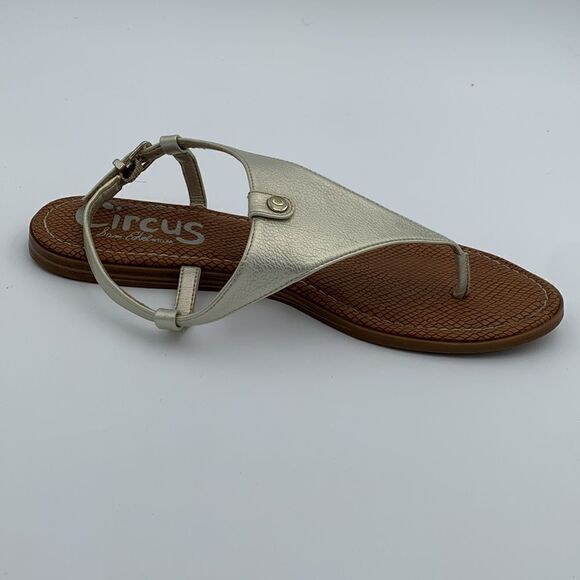 Circus by Sam Edelman silver thing sandals adjustable strap woman’s size 11 - Picture 8 of 12